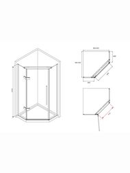 ������� ������ ABBER Ewiges Wasser AG05090 (900�900�1950) ������������, ������ 6��, ����������/����