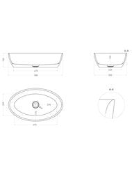 �������� SALINI Alda 01 (580�350�150) ���.������ S-Sense, ���������, ���������, ������ 110611GF