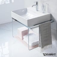 Рукомойник Duravit DuraSquare 450х350 отверстие под смеситель, без перелива 0732450041