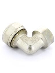 Угольник Tiemme м/пластик обжим. 26х3/4"В 1600034(1605N002605)