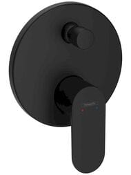 Смеситель для ванны/душа Hansgrohe Rebris S 72466670 встраиваемый, однозахватный, матовый черный — миниатюра 1