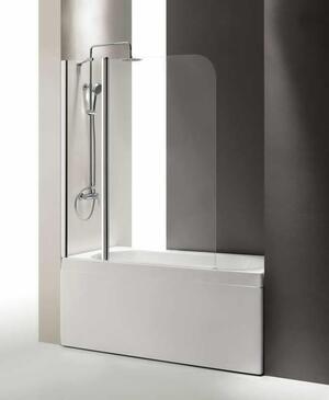 Шторка на ванну CEZARES ECO (1200х1400) V-11-120/140-C-Cr стекло прозрачное, профиль хром