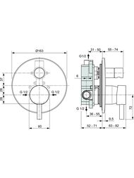    Ideal Standard CERALINE A6939AA click,   