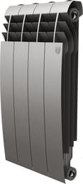 Радиатор биметаллический, 4 секции ROYAL THERMO BiLiner ВШГ:574х320х87 684 Вт Silver Satin