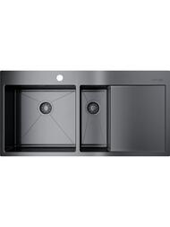 ����� Omoikiri AKISAME 100-2-GM-L (1000�510�180(200)) ������� ���� �����, ��������� ����� 4973103