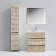 Зеркало AM.PM Gem настенное с LED-подсветкой (800х700х30) M91AMOX0801WG