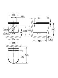   Grohe Bau Ceramic (364430543) ,  /,  103860SH00