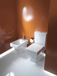 Чаша унитаза-компакта DURAVIT VERO 370х630х420 универсальный выпуск, крепление 2116090000