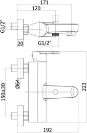   / Paffoni Candy CA022CR ,   , 