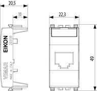 ������� Vimar RJ45 AMP AVAYA ORTRONICS G, 20338.C