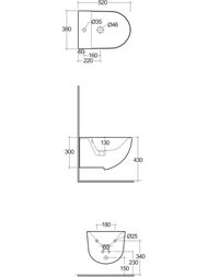 ���� ��������� KLUDI RESA D 520�388�310 ��� ��������� ��� ����, ��� ������� �������, ����� 24BIW0143