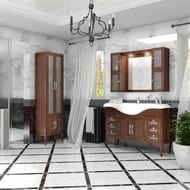 Тумба с раковиной Opadiris Мираж 120 (1210х495х880) напольная,светлый орех 00-00000058+4640021060957