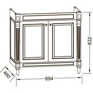    Jacob Delafon Cleo 1889 EB726-MWB (900460830) , 2 .,  