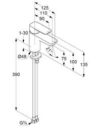 ��������� KLUDI PURE&STYLE ��� ����������� 75, �������������, ��� ������� ������� 400280575
