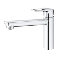 Смеситель для кухни Grohe BauLoop 132 мм, поворот излива 140°, однозахватный, хром 31706000