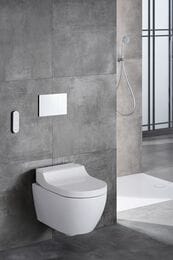 Унитаз-биде GEBERIT AquaClean TumaComfort подвесной, панель белое стекло 146.294.SI.1