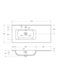 �������� ������������ Cezares (1010�460�170) ���� �����, CZR-8095-100-L  �����