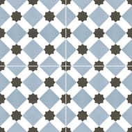 Плитка напольная NICEKER CHIC Howard Blue (450х450) синяя NKR_CH_HO_BLU (кв.м.) 6шт./коробка