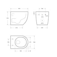 ������ ��������� ������������ � �������� BelBagno UNO 2.0 BB7306CHR/SC