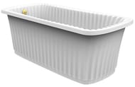 Ванна MIGLIORE OLIVIA 174x83 panello белая панель, фурнитура золото 24360