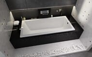Ванна акриловая RIHO LUSSO PLUS 170x80 без гидромассажа, прямоугольная B006001005