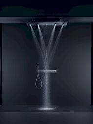 Верхний душ Axor Shower Heaven 10629000 (1200х300) 3 режима, LED подсветка 5000 К, цвет: хром — изображение 3