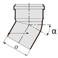 ����� ������� Rain Flow 110�3,4�45�, 504053.F