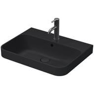 Раковина DURAVIT HAPPY D.2 PLUS 600х460 шлифованная, накладная, антрацит матовый 2360601300
