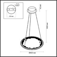 ��������� ������ Odeon Light Hightech Cayon 7001/44L, ������