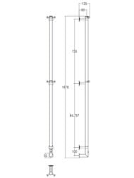 ����������������� ������������� Margaroli Arcobaleno ����, 45�� 616/L Switch box Chrome