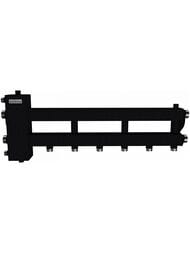 Балансировочный коллектор Gidruss BM-100-4D до 100 кВт, 1 1/4", 3 контура, 4D-кроншт, черный муар — миниатюра 1