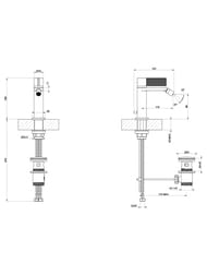 ��������� ��� ���� Gessi Inverso Rigato 96 ��, �������������, ������ ������, ������ ����. 73507.149
