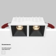 ������������ ���������� Maytoni Alfa LED (����� ���) DL043-02-10W3K-SQ-WB, 3000K, 20��, 36�, IP20, LED, �����