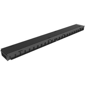 Лоток пластиковый DN 100 Gidrolica Light (1000х115х55) с решеткой пластиковой ячеистой, А15, 08091
