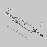 ��-����������� Maytoni Lighting control 751002 12-24VDC 4A, 96��, �������