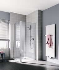 Душевая стенка KERMI CADA XS (760-810х2000) боковая, хром/прозр. CKTWD08020VPK