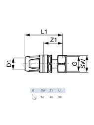   TECElogo 40  1 1/2",   ,  8630207