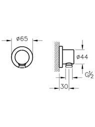 ������������ ������� �������� VitrA Root Round A49307EXP � ����������� ���� ������