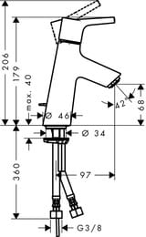  Hansgrohe Talis S 72010000  , ,   , 