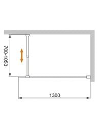 ������� ����������� CEZARES LIBERTA (1300�1950) L-1-130-C-Cr ������ ����������,������� ����, 1 ���� LIBERTA-130-C-PACK+LIBERTA-75/105-SET-Cr