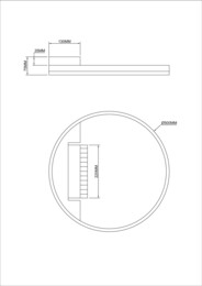 ���������� ���������� Freya Frame (�����) FR6084CL-L68B, 80 Ra, 185/265 V, IP20������