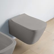 Сиденье ArtCeram А16 Slim тонкое, с микролифтом, grigio oliva (оливковый серый) ASA001 15 71