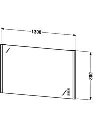 ������� Duravit XSquare 1300x800�33 2 ������ ���������, ������, ��������, ��������� ������ XS701500000