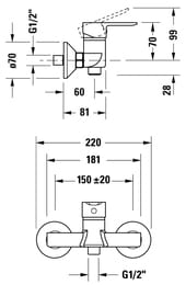#   Duravit A.1 , ,  , :  A14230001010