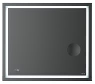 Зеркало AM.PM Gem настенное с LED-подсветкой (800х700х30) с часами и косм.зеркалом M91AMOX0803WG