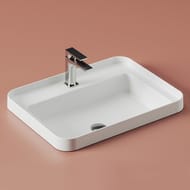 Раковина ArtCeram Fuori Scala 600х450 врезная/накладная, белый глянец TFL034 01; 00