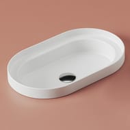 Раковина ArtCeram Fuori Scala 350х580 врезная/накладная, белый глянец TFL033 01; 00
