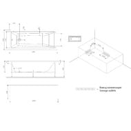 Ванна акриловая AM.PM Gem (1800х700х590) прямоугольная, белая W93A-180-070W-A