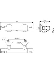    Ideal Standard CERATHERM T25 A7201AA , 