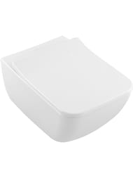 Унитаз подвесной Villeroy & Boch Venticello 4611RS01 (375х560) без ободка + сиденье микролифт